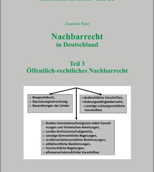 Nachbarrecht in Deutschland Teil 3: Öffentlich-rechtliches Nachbarrecht Nachbarrecht in Deutschland Teil 3: Öffentlich-rechtliches Nachbarrecht